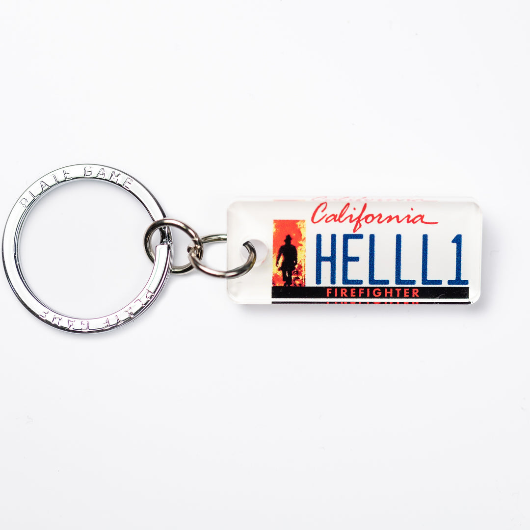 California Charm Keychain